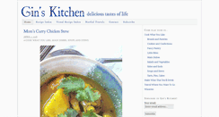 Desktop Screenshot of ginskitchen.com